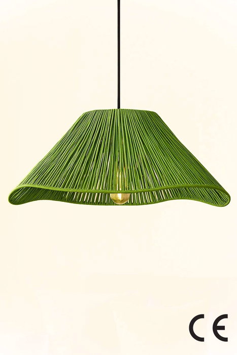 Opviq Lámpara de Araña de Macramé Greenfav Verde Opviq Lámpara de Araña de Macramé Greenfav Verde